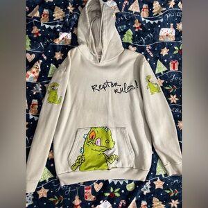 small beige rugrats hoodie